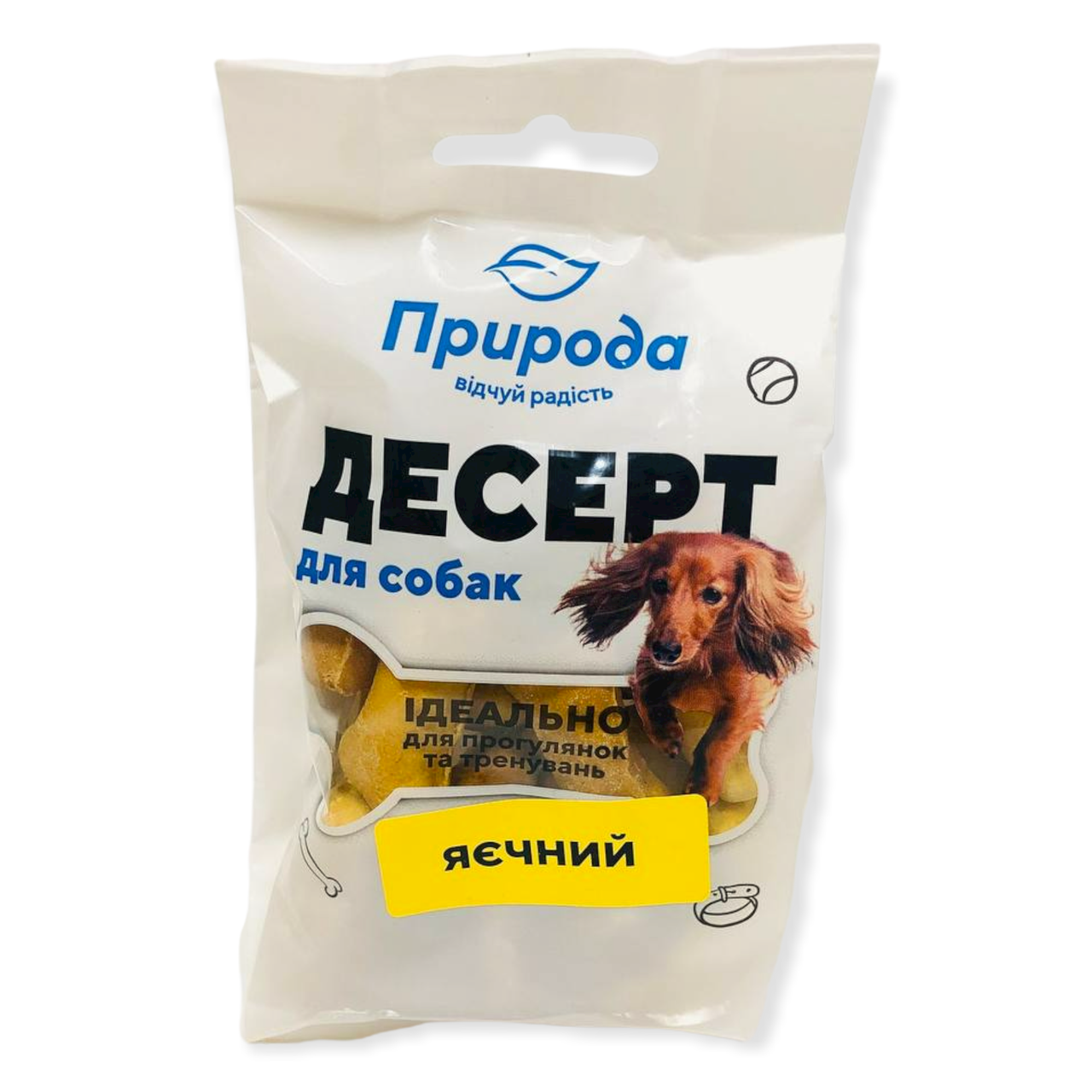 

Натуральное лакомство для собак Десерт-печенье «Яичный» Природа 100 г