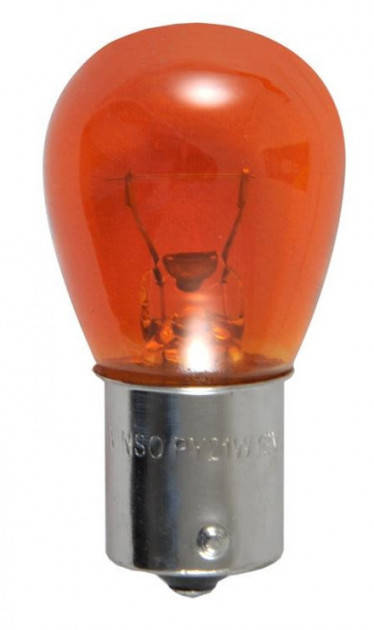 

Лампа Winso 12V BAU15s Amber (Желтая) P21W
