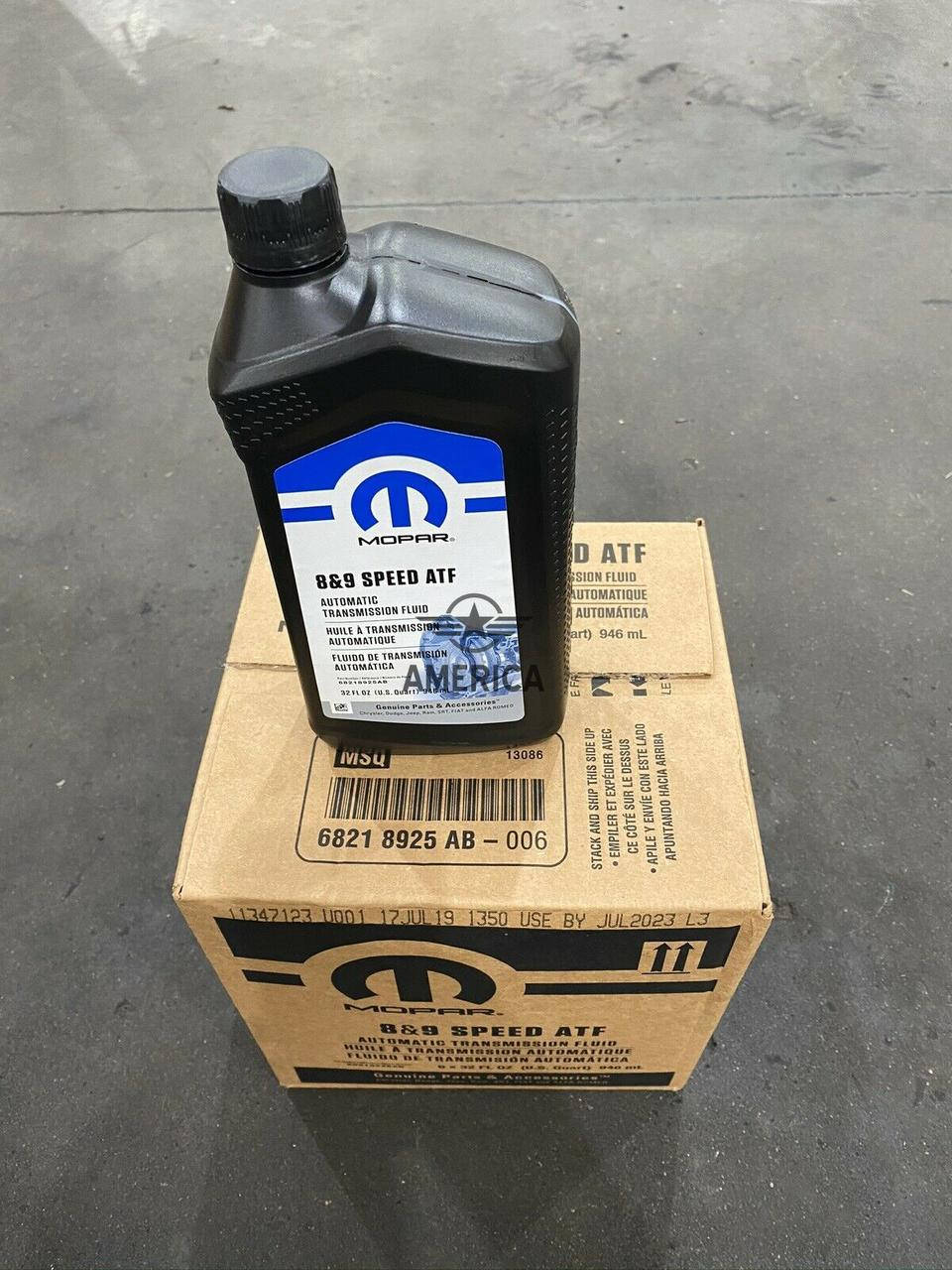 

Mopar 8&9 Speed ATF (0.946) л. CHRYSLER 68218925AB Chrysler 200 300 Chrysler Pacifica Dodge Charger