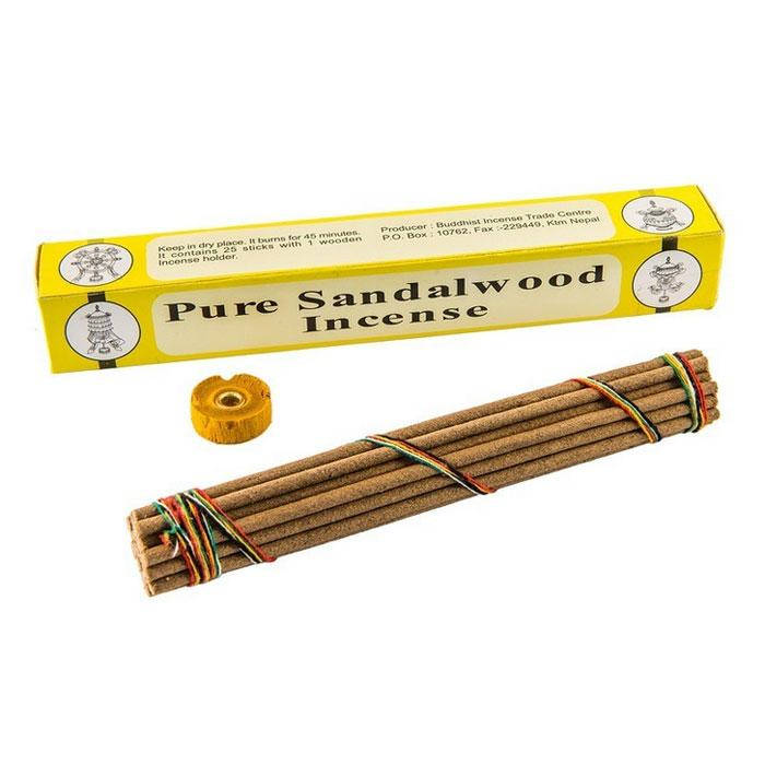 

Тибетские Благовония Чистый Сандал (Pure Sandalwood Incense)