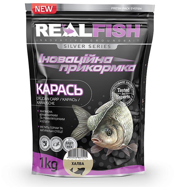 

Прикорм REALFISH "КАРАСЬ ХАЛВА"