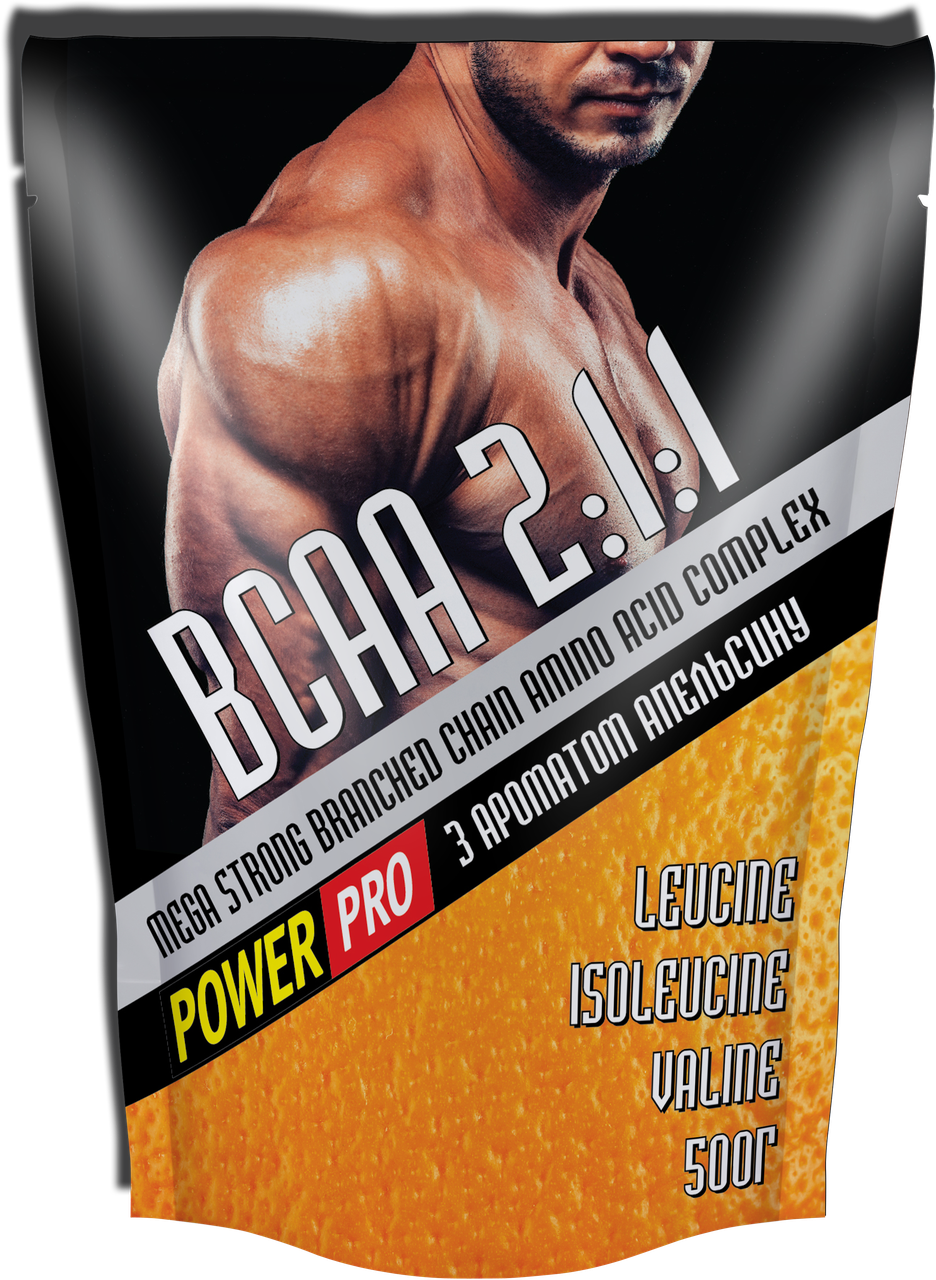 

BCAA Mega Strong 2:1:1 Power Pro 500 г Апельсин