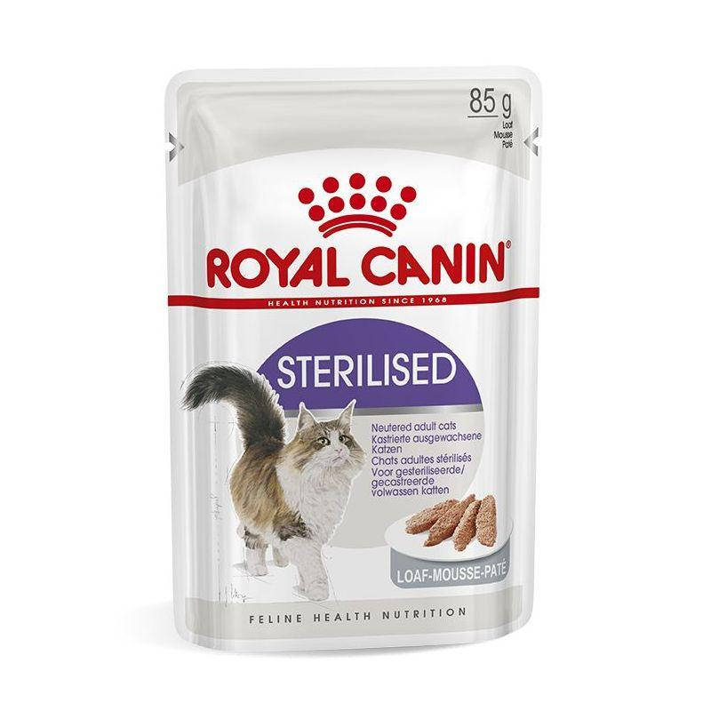 

Влажный корм для котов Royal Canin Sterilised Loaf паштет, 85 г