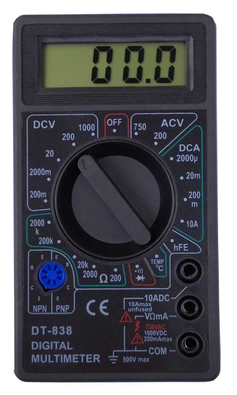

Мультиметр цифровий DT-838