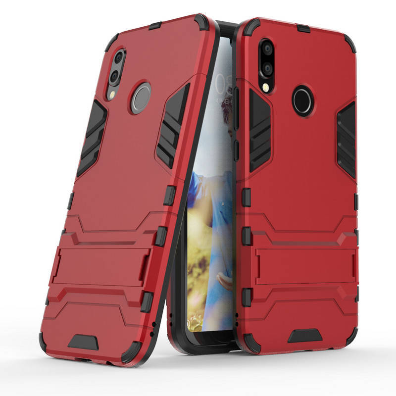 

PC + TPU чехол Metal armor для Honor 9X (6 цветов), Разные цвета