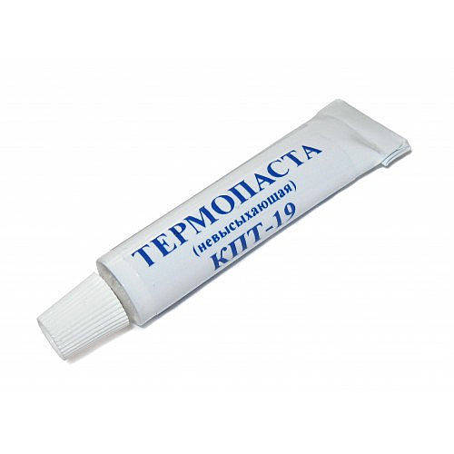 

Паста КПТ-19 теплопроводная (термопаста) в тюбике. Серая. Масса: 17 грамм