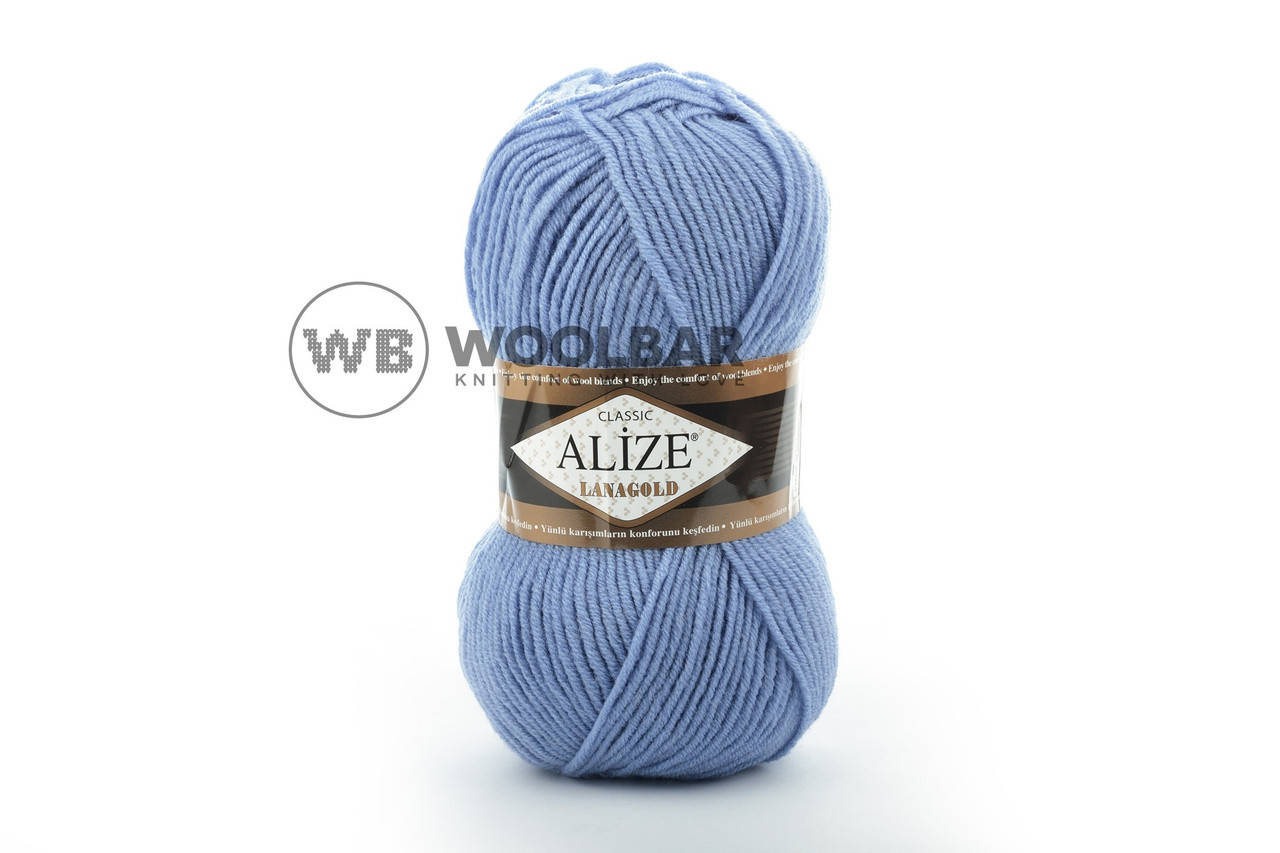 

Пряжа Alize Lanagold Classic 40 голубой