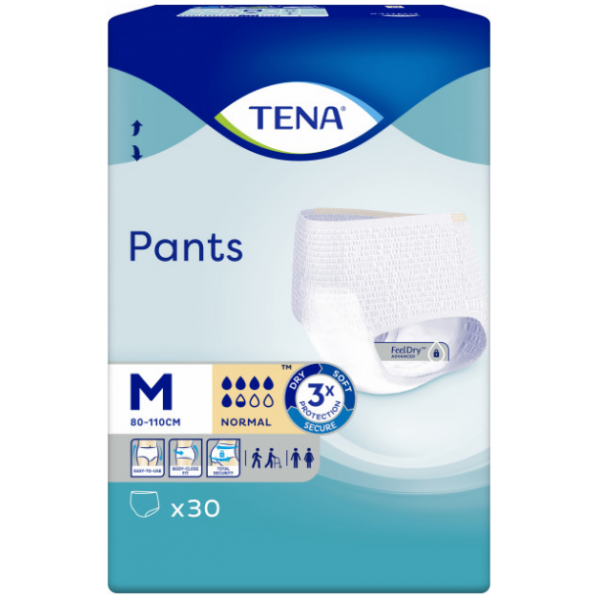 

Подгузники-трусики для взрослых Tena Pants размер M, 30 шт