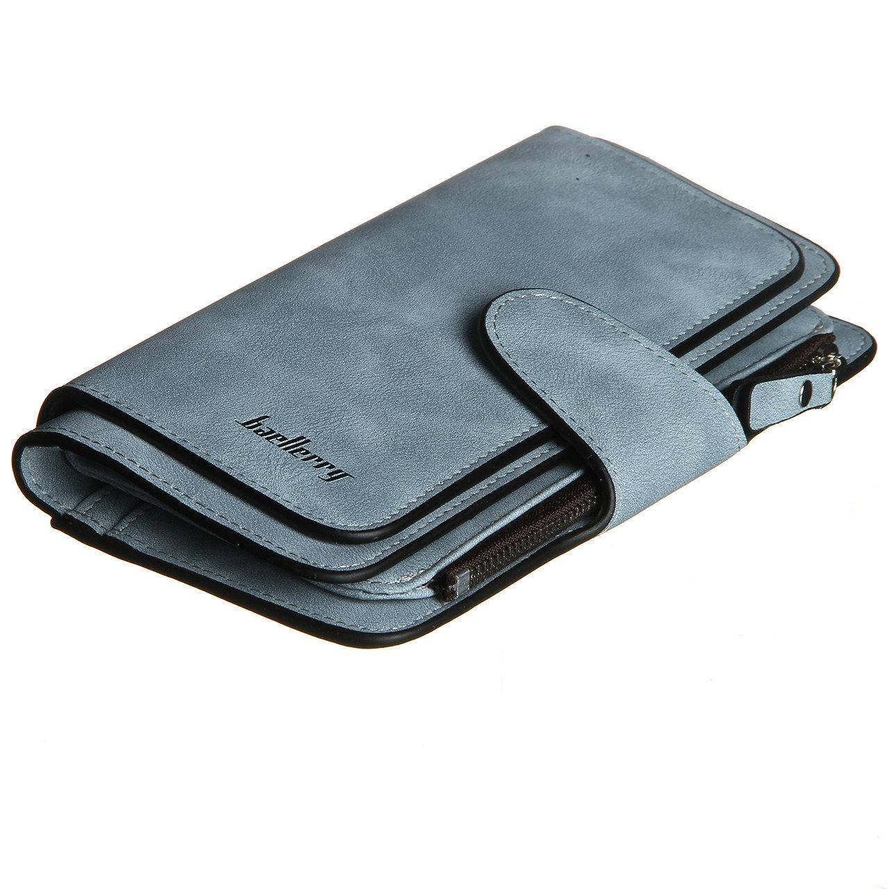 

Кошелек для девушек Женский кошелек Baellerry Синий джинс