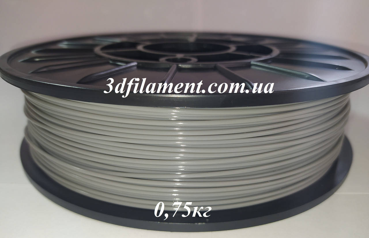 

Пластик PLA (ПЛА) Сірий 1,75mm 0,75кг