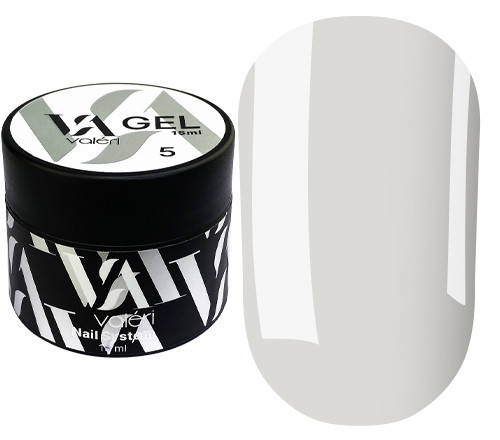 

Гель для наращивания ногтей Valeri Builder Gel №5, 15 мл, Прозрачный