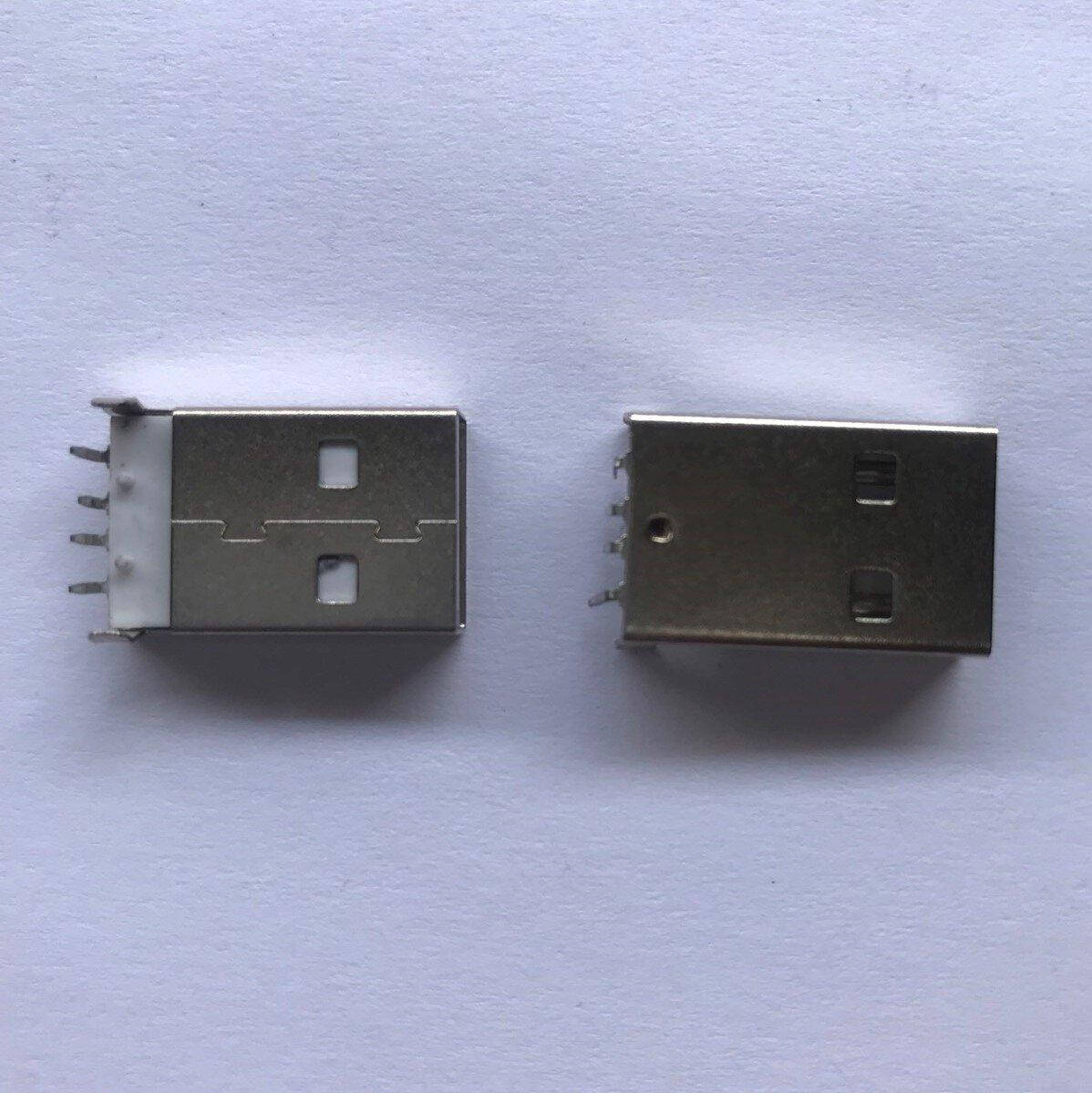 

Штекер USB A монтажный угловой