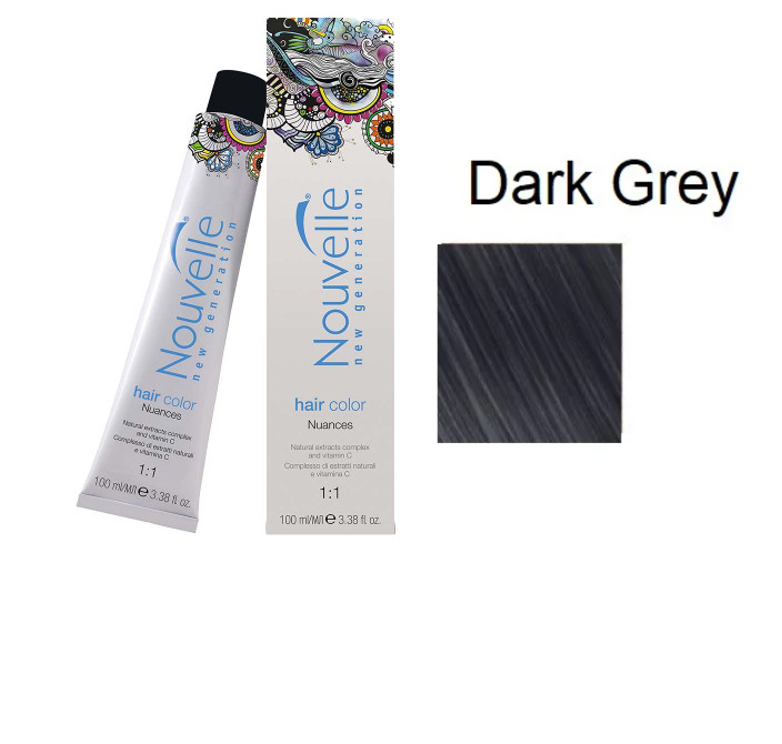 

Краска для волос Nouvelle Hair Color Dark Grey темно-пепельный 100 мл