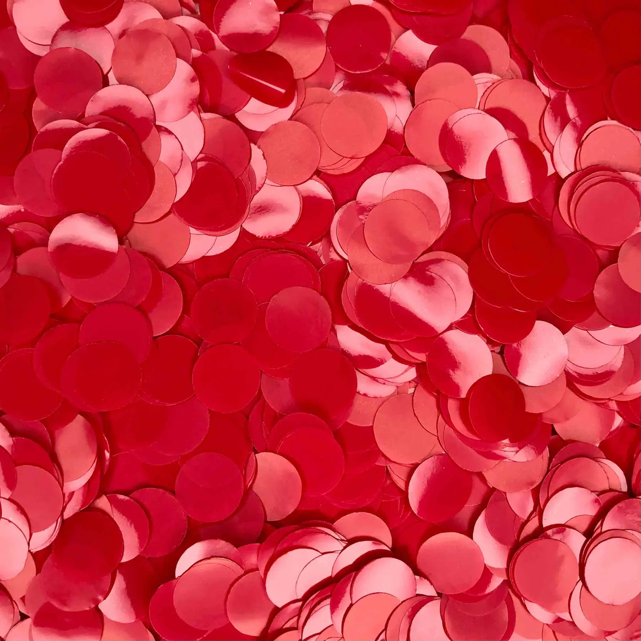 

Конфетти "Кружочки" 1,2 см красное, 50 г