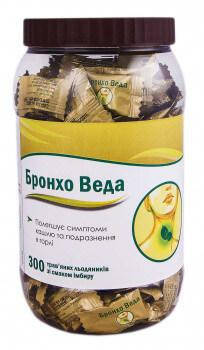 

Бронхо веда травяные леденцы со вкусом имбиря леденцы банка №300