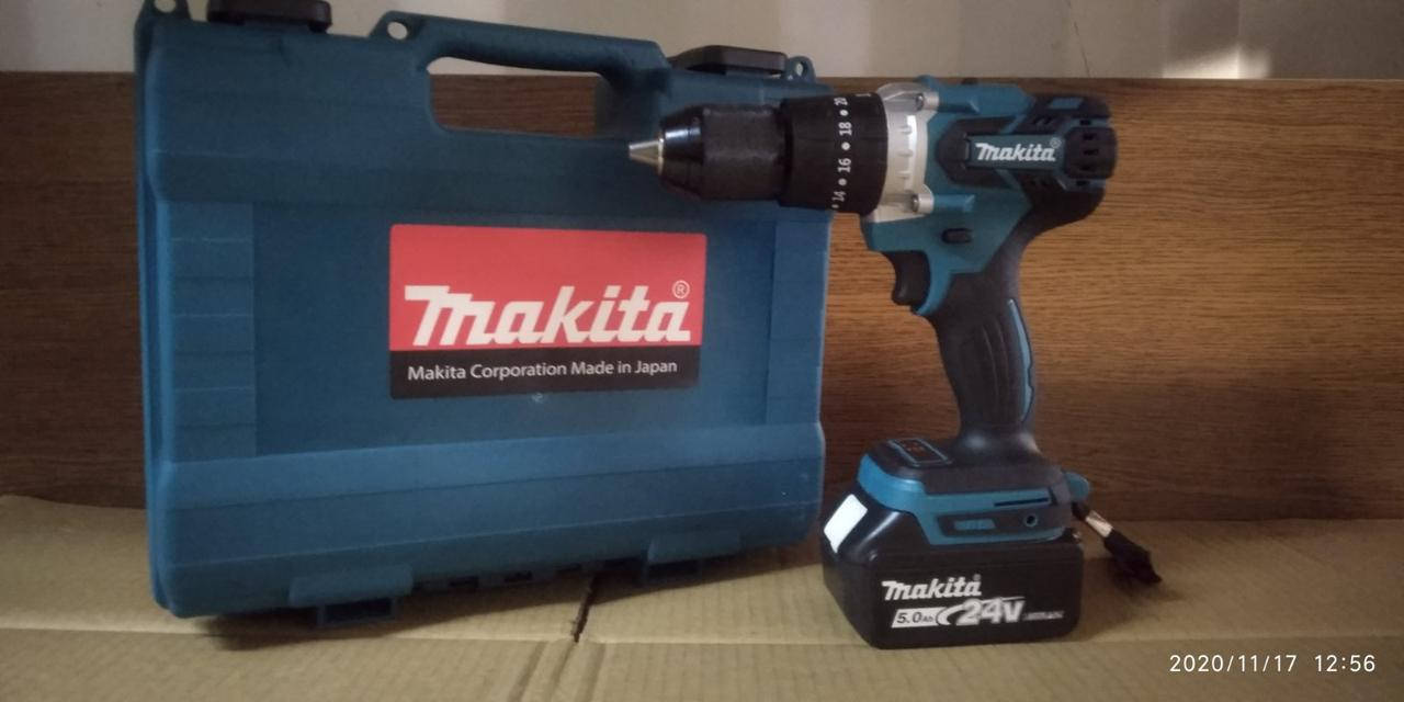 

Аккумуляторный ударный шуруповерт Makita DDF484 24v 5A безщеточный Румуния.