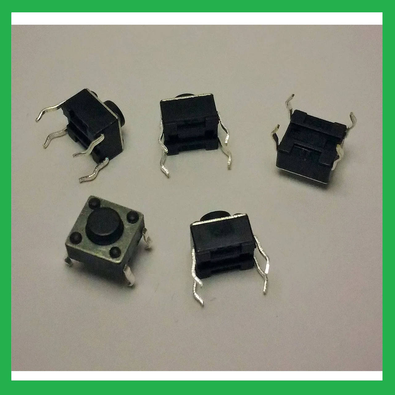 

Кнопка тактовая 4-pin 6 X 6 X 5 мм. 1 шт