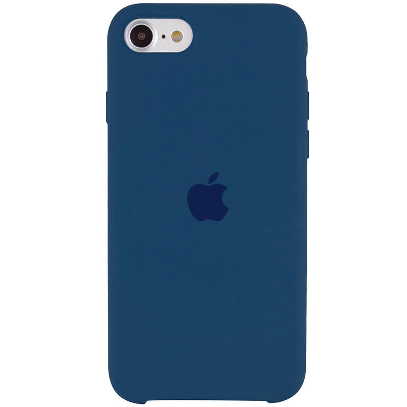

Silicone Case Силиконовый Чехол (AA) для Apple iPhone SE (2020) (Синий / Cosmos blue)