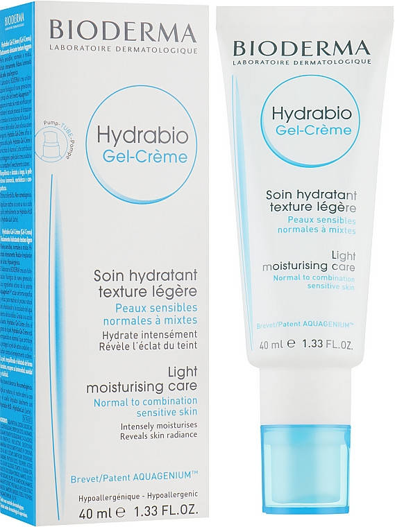 

Легкий увлажняющий гель крем Биодерма Гидрабио Bioderma Hydrabio Light gel-creme Moisturising 40мл