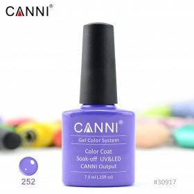

Гель-лак CANNI 252 насыщенный лавандовый