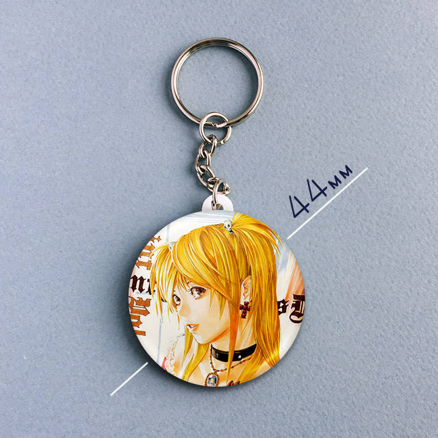 

"Миса Аманэ (Тетрадь смерти / Death note)" брелок круглый Ø44 мм, Разные цвета
