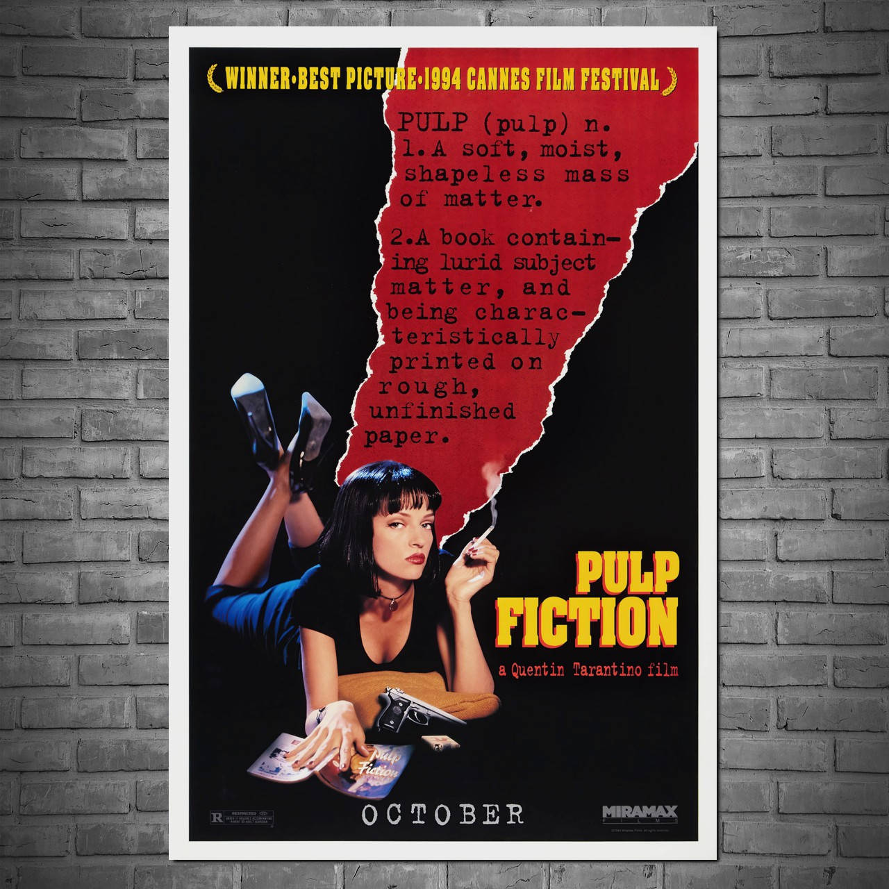 

Плакат "Криминальное чтиво, Pulp Fiction" (артикул 3916) 90, Глянцевая, 60
