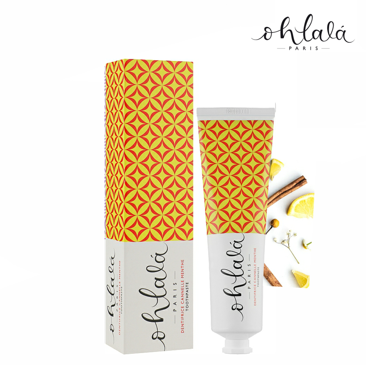 

Зубная паста Ohlala Menthe Cannelle с ксилитом (корица), 100 мл