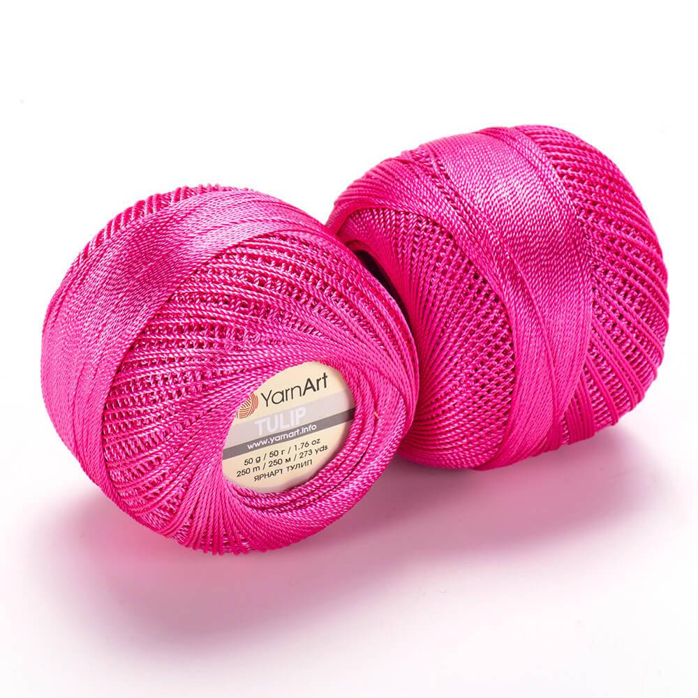 

Yarnart Tulip № 419 ярко-розовый