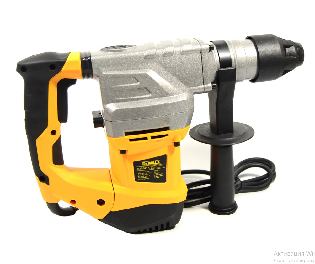 

Перфоратор бочковой DeWALT D 25601 K / 2100 Вт, Регулятор оборотов удар + сверление