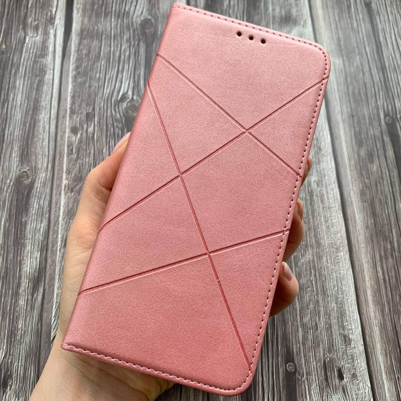 

Чехол книга для Xiaomi Redmi 9A кожаный с подставкой с магнитом книжка на телефон сяоми редми 9а розовая STR, Розовый