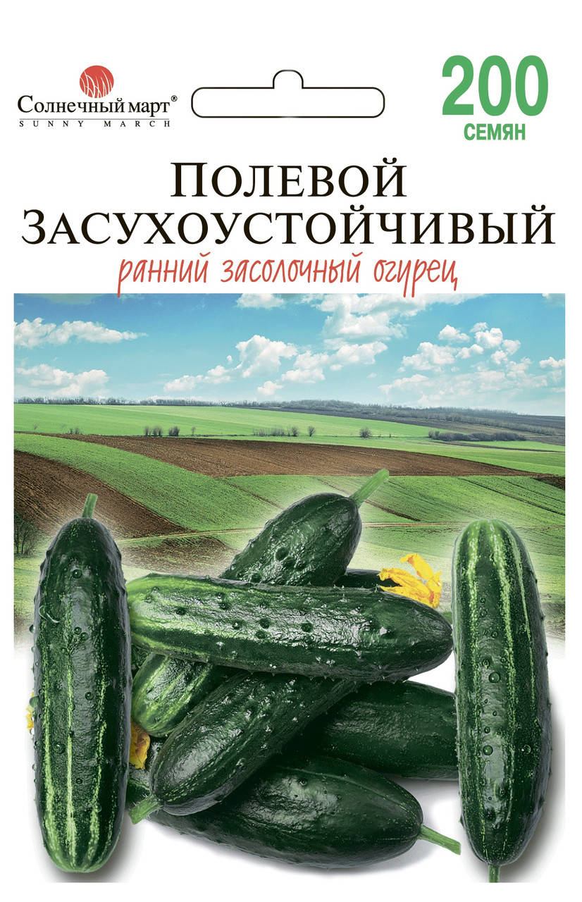 

Огурец Полевой засухоустойчивый 200 шт Солнечный март