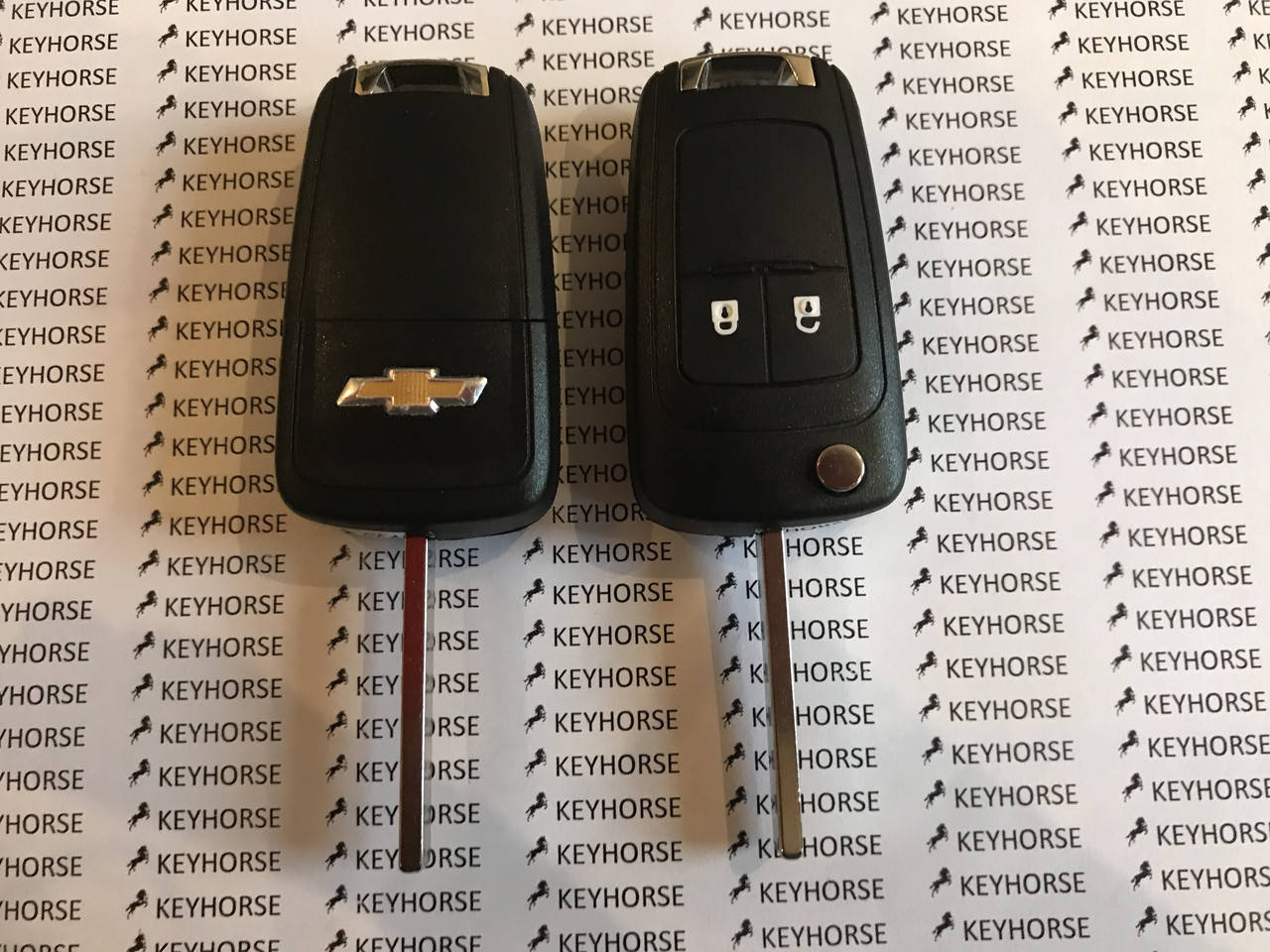 

Корпус выкидного ключа для Chevrolet Cruze, Orlando (Шевролет Круз,Орландо) 2-кнопки
