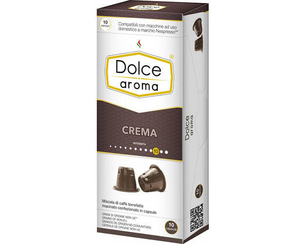 

Кофе в капсулах Dolce Aroma Crema Nespresso 10 шт