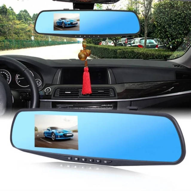 

Видеорегистратор-зеркало BLАСKBОХ DVR зеркало с камерой заднего вида FullHd