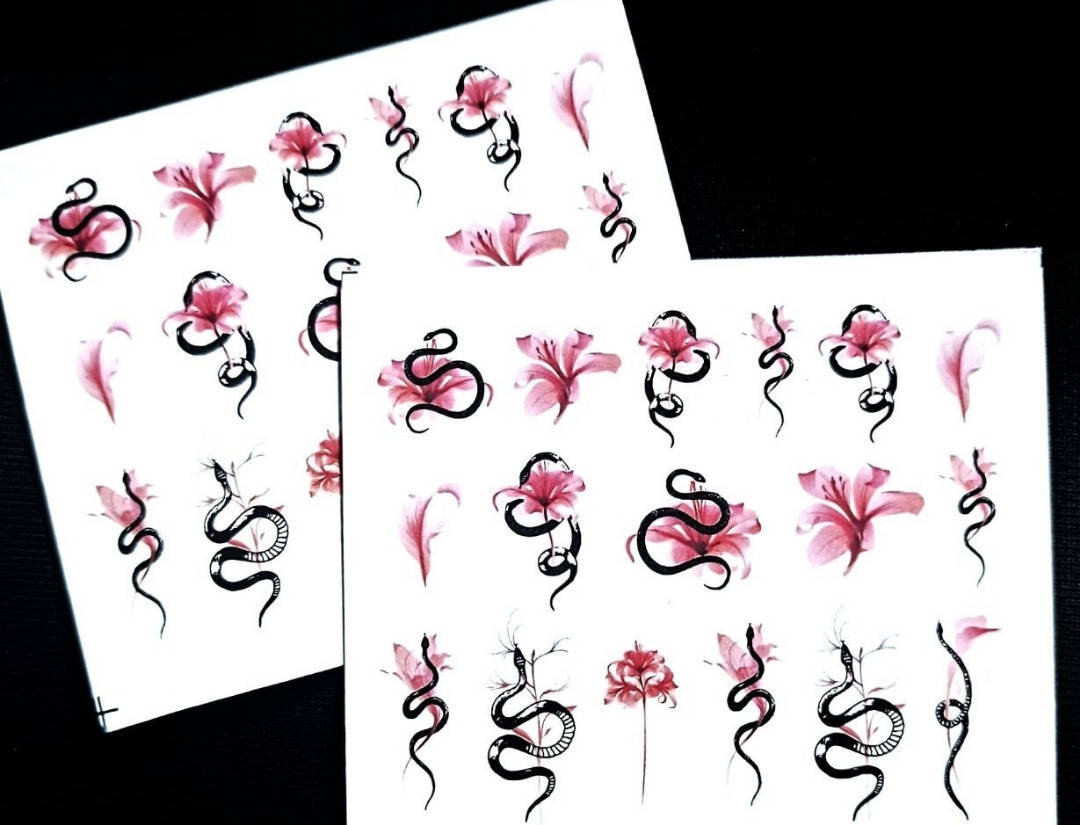 

Наклейка, Розовый