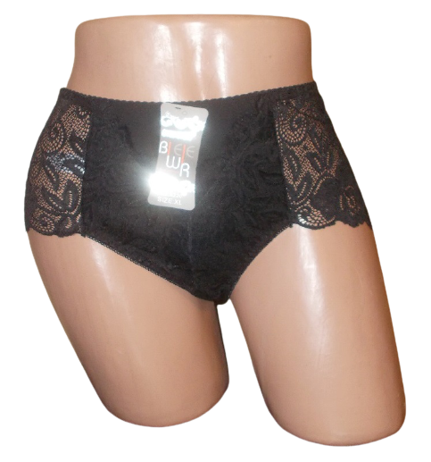 

Трусики ажурные Biweier 220 XL черные, Черный
