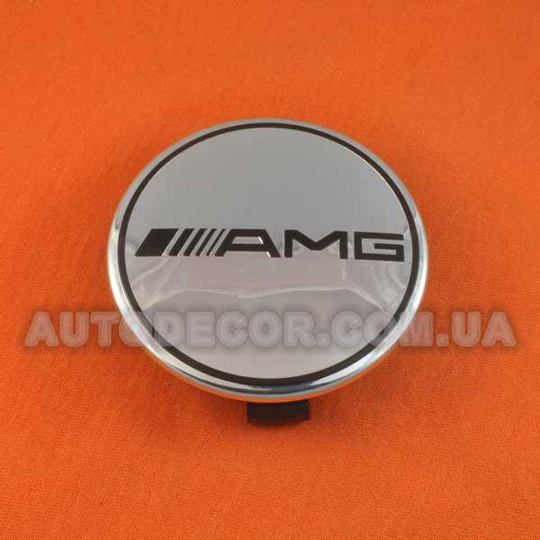 

Колпачки заглушки на литые диски Mercedes AMG (75/70/16) хром