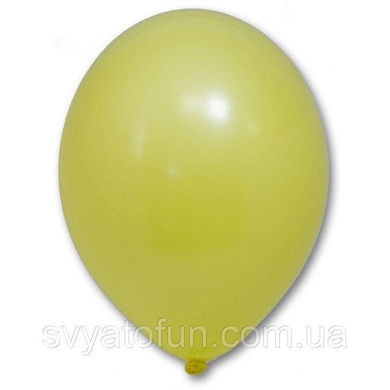 

Латексные шарики 12" пастель В105/006 желтый 50шт/уп BelBal