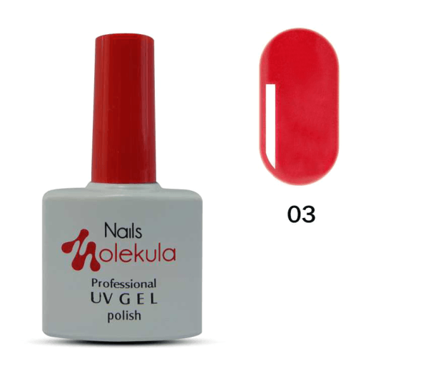 

Гель-лак Nails Molekula Professional №03 кораловий