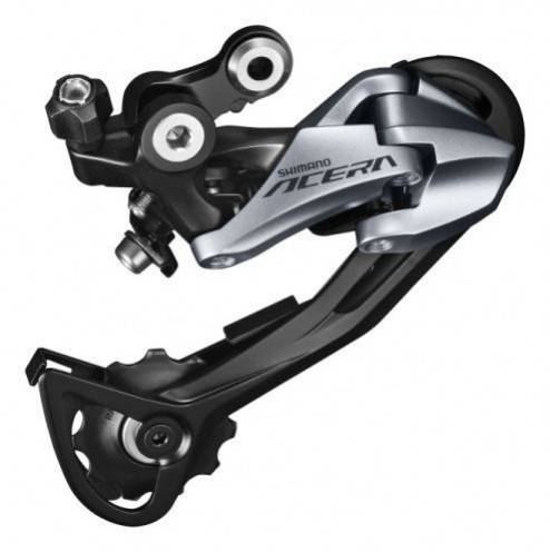 

Перемикач задній Shimano Acera RD-M3000-SGS Shadow, 9 швидкостей, довгий важіль.