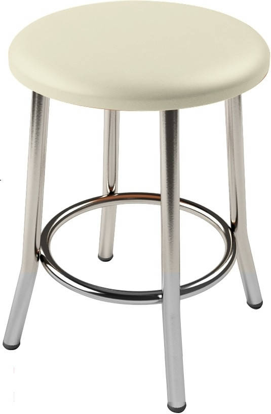 

Табурет Teddy (Тедди) chrome кожзам V-18 (бежевый)