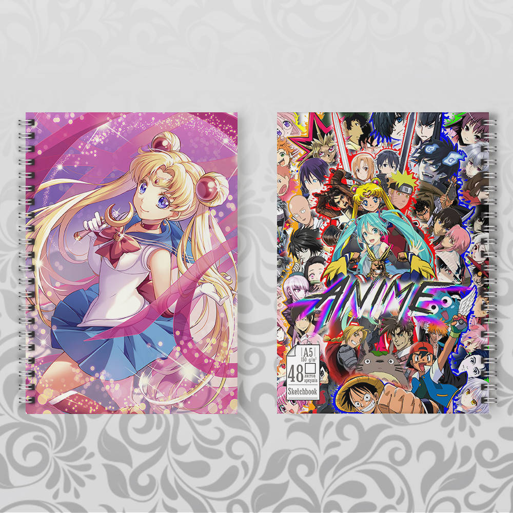 

Скетчбук Аниме Sailor Moon 002