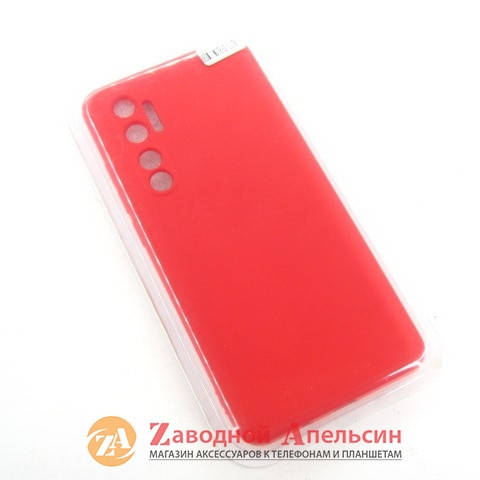 

Xiaomi Mi Note 10 lite силиконовый чехол Grand red, Красный