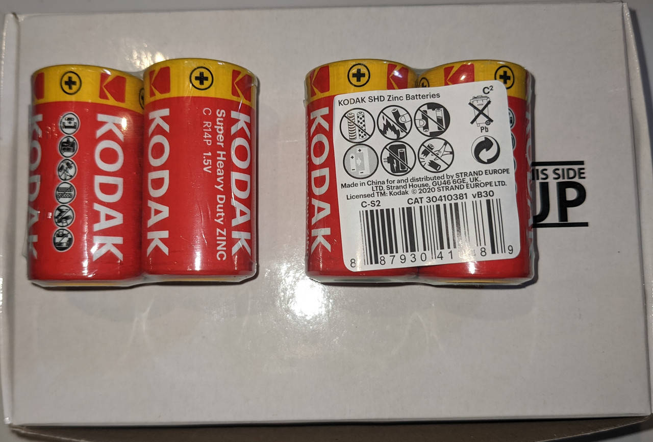 

Батарейка Kodak R14 (2шт)