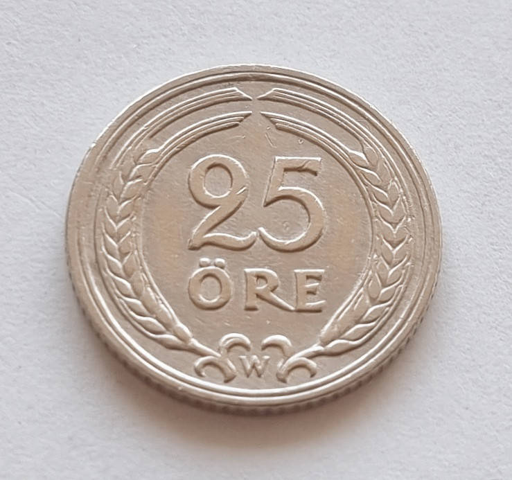 

Швеция 25 эре 1921