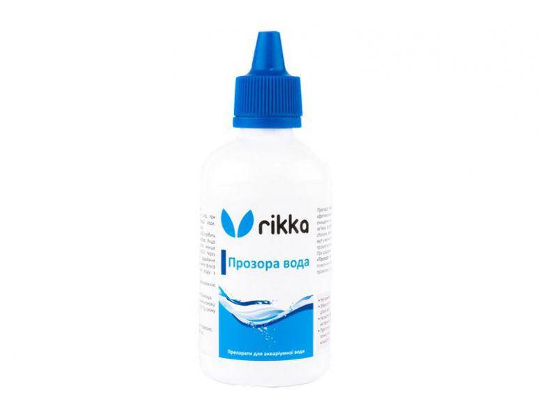 

Прозора вода Rikka 100 мл против помутнения воды в аквариуме