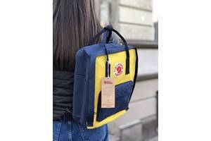 

Рюкзак сумка Kanken Fjallraven Classic сине-жёлтый