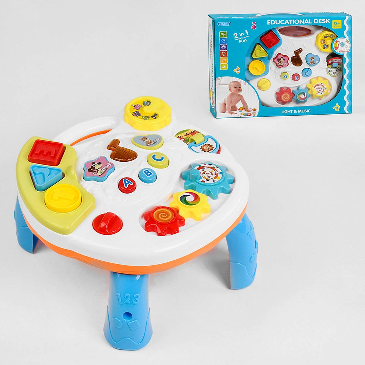 

Музыкальный столик развивающий игровой центр 3901, 3 способа крепления