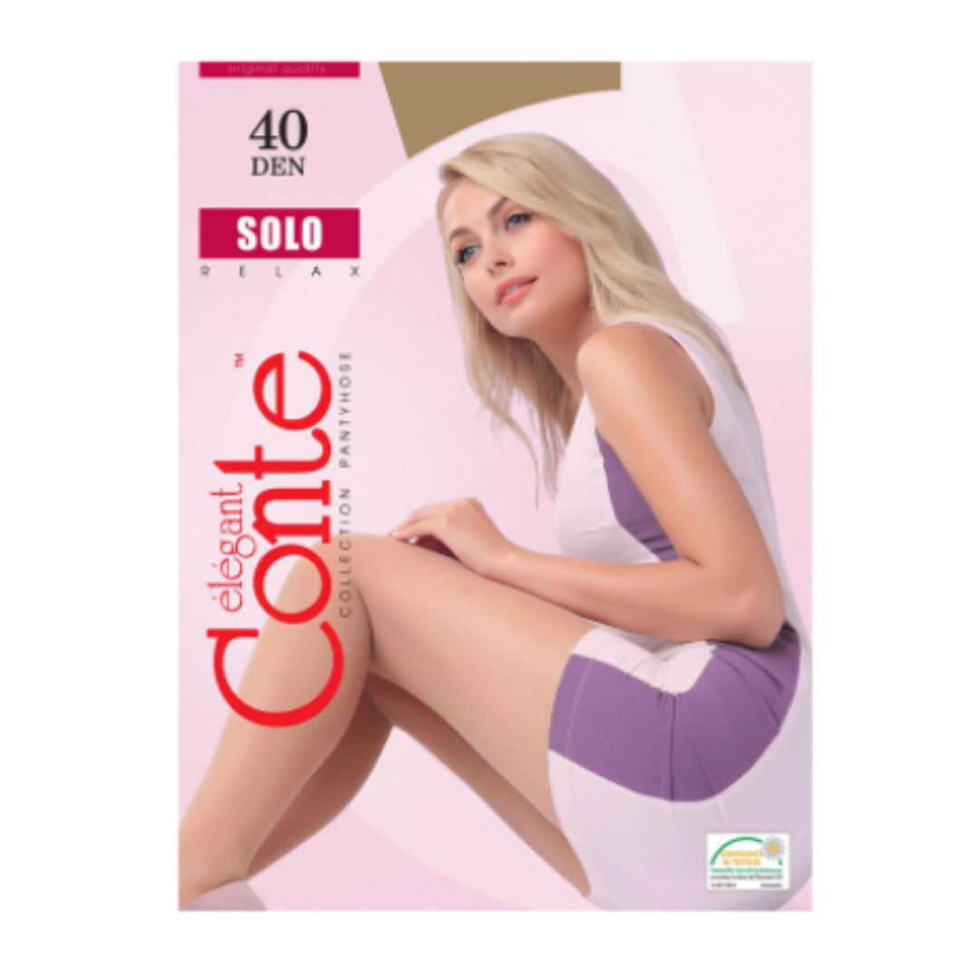 

Колготки женские Conte elegant Solo с шортиками 40 Den Bronz