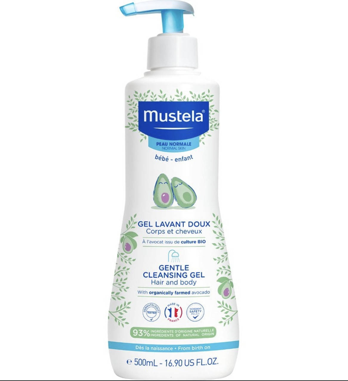 

Гель для купания малышей Mustela